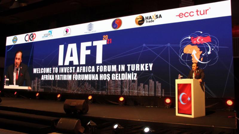 ATİK Uluslararası Ticaret ve İşbirliği Konseyi 2021 yılı içerisinde Türkiye’de gerçekleştirilen uluslararası en büyük katılımlı Türkiye’de Afrika yatırım Forumunu düzenledi.